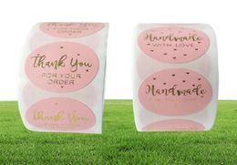 Gift Wrap Thank You Stickers For Small BusinessStickers Labels EnvelopesBubble Mailers And Bags Packaging 500 Pieces Each Roll7764169