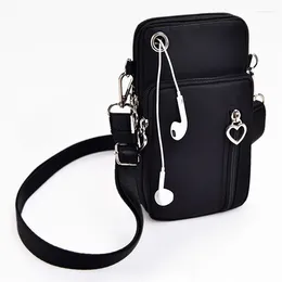 Shoulder Bags Woman Messenger Bag Mini Diagonal Multi-Function Mobile Phone Outdoor Earphone Pouch Sports