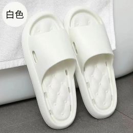 Slippers HKSZ bathroom slippers women shower non slip toilet Odour proof water leakage quick drying couple home indoor household slippers