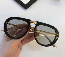 Crystal Folding Pilot Sunglasses for Women Men luxury 0307 Gold Black Light Blue Sunglasses Shades with box5404943