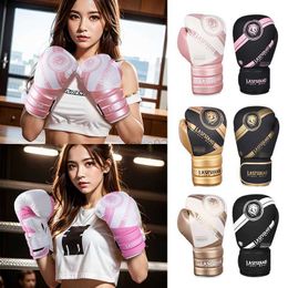 Protective Gear 8 10 12 14oz Men Women MMA Black Gold Boxing Gloves Muay Thai Kickboxing Fierce Fighting Gloves Sanda Pads Box Gloves Boxe MMA yq240318