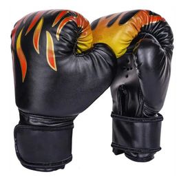 Protective Gear WorthWhile 6OZ Kids PU Kick Boxing Gloves Punching Karate Muay Thai Guantes De Boxeo Free Fight MMA Sanda Training Equipment yq240318