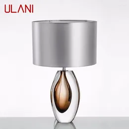 Table Lamps ULANI Nordic Glaze Lamp Modern Art Iiving Room Bedroom Study El LED Personality Originality Desk Light