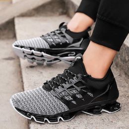 HBP Non-Brand New Large size Keep Running Shoes Men fashion sneakers Workout Sport Shoes Mesh Breathable Light Blade Sneakers Comfort