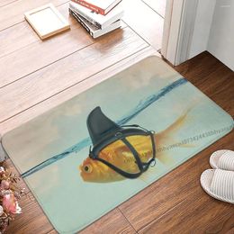 Carpets Bathroom Mat Goldfish Brilliant Disguise Doormat Flannel Carpet Entrance Door Rug Home Decor