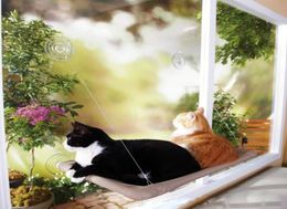 Cute Pet Hanging Beds Bearing 20kg Cat Sunny Seat Window Mount Pet Cat Hammock Comfortable Cat Pet Bed Shelf Seat Beds6753698