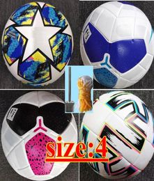 European Size 4 soccer Ball high-grade nice match liga premer football (Ship the balls without air)4333133