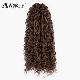 Weave Weave Noble Deep Wavy Twist Crochet Hair Synthetic Afro Curly Hair Crochet Braids High Temperature Fiber Braiding Hair