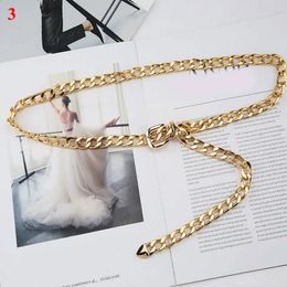 Gold silver metal chains womens belts dresses jeans cool girls womens belt accessories womens belts 240318