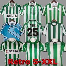 Retro REAL soccer Jerseys 1993 1994 1995 1996 1997 1998 2002 2003 2004 classic vintage 76 77 94 95 96 97 98 football shirt ALFONSO BETIS JOAQUIN DENILSON FERNANDO XXL
