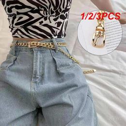 Belts 1/2/3PCS Metal Casual Fashion Weight 110 Grammes Key Chain Strap Waist Chains Comfortable And Smooth Needle Buckle