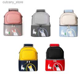 Carriers Slings Backpacks Milk Storage Insulation Bag Breast Milk Cooler Carrier Bag Fresh Keeping Baby Milk Feeding Bottle Backpack for Mother L240318