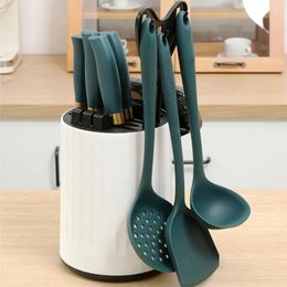 Kitchen Storage Plastic Cutters Holder Multi-slot Cutter Chopsticks Box For