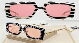 luxury fashion 0722S glasses polycarbonate sheet rectangular frame 0722 sunglasses men and women designer sunglasses with origina6510670