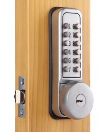 Mechanical Keypad Digital Code Security Door Lock Push button Handle with Keys4961092