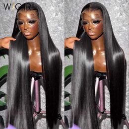 Synthetic Wigs 30 32 Inch Straight Lace human hair Frontal Wig 13x4 13x6 Hd Lace Front Wig Brazilian Bone Straight 5x5 Glueless Wig Human Hair 240328 240327