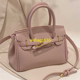 Tote Bags Genuine Leather Bk Habdbags French Niche Bag for Women in the Summer of 2024 a New Fashionable and Highend One Shoulder Crossbody Bag a have logo HB31OW