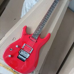 Strings Left Handed Red Electric Guitar with Rosewood Fretboard