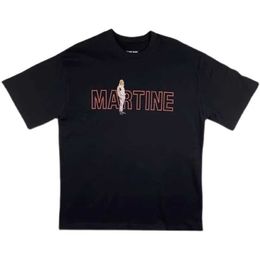 Men's T-Shirts Y2K High Men MARTINE ROSE T Shirts T-Shirt Hip Hop Skateboard Street Cotton T-Shirts Tee Top Eu size #B09 J240316