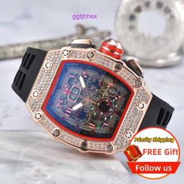 Fashion Watch RM Watch Female Watch Mechanical Multi-Function Six-Hand Sweeping Second Watch