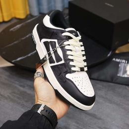 Couples Casual Leather Sports Shoes Fashionable Trendy Board Shoes Female Bone Shoes Luxury Designer 41gx