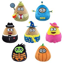 Hot Game My Pet Alien Pou Plush Toy Furdiburb Emotion Alien Plushie Stuffed Animal Pou Doll Birthday Christmas Gift