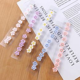 Hair Accessories Sweet Trendy Kid Styles Holder Korean Style Girl Soft Ceramics Flower Clips Small Hairpins