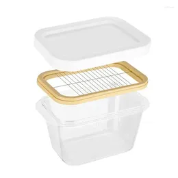 Plates Butter Box And Cheese Cutting Preservation Sealed Rectangular Storage Container With Lid