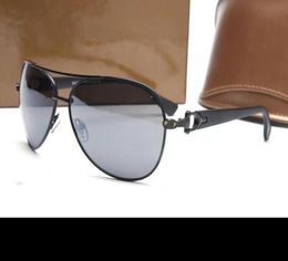 Sunglasses Eyewear Sun Glasses Designer Brand Black Metal Frame Dark 50mm Glass Lenses For Mens Womens Better 33022881551