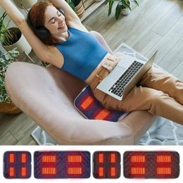 Mat Heated Chair Cushion Winter Seat Warmer Cover Portable USB Powered Seat Cushion For Camping Home Hiking Car Fishing