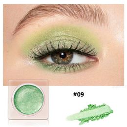 Eye Shadow 12 Color Mono Glitter Eyeshadow Mud Texture Green Purple Waterproof Eyeshadow Pearlescent Shimmer Eye Shadow Makeup CosmeticsL2403