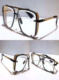 SIX LIMITED EDITION designer glasses metal vintage Goggle optical glasses fashion style square frameless UV 400 lens with case top7512414