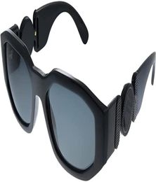 Men Sunglasses 4361 53mm Black Dark Grey Lens Summer Sunglasses For Mens and Women style AntiUltraviolet Retro Plate square Ful4010214