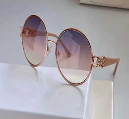 Fashion Round Sunglasses Gold Pink Frame Stones sf180 Sun Glasses Shades Luxus Sonnenbrillen lunettes de soleil Ladies Sunglasses 4043872