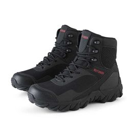 HBP Non-Brand Steel Toe Man Leather Work Safety Shoes Construction Boots Rubber Safety Shoes Half-Boot High Ankle