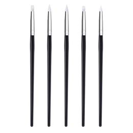 5Pcs/Set Dental Resin Brush Pens Dental Shaping Silicone Tooth Tool for Adhesive Composite Cement Porcelain Teeth Tools