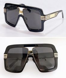 Square sunglasses men and women with the same extralarge frame Fashion glasses luxury designer protective side eye UV protection 9767832