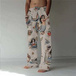 Pants Hot Selling Men's And Women's Sweatpants Men Cool print Green Skull Horn 3D Jogging Pants Casual Hip Hop Street Wear Hip Hop Pan