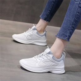 Casual Shoes Knit Number 40 Women's Comfortable Running Sneakers Black Ladies Size 46 Sport Hospitality High Tech Real Shoess YDX1