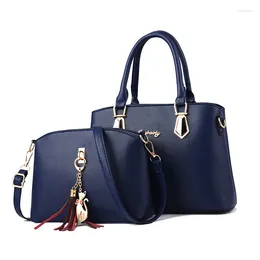 Shoulder Bags Simple And Fashionable High-quality Two-piece Handbag Women's 2024 Autumn Large-capacity One-shoulder Messenger Bag Women