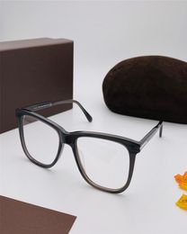 Optical Eyeglasses For Men Women Retro 5672 Style AntiBlue Glasses Light Lens Plate Full Frame With Box7460398