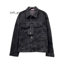 Men's Jackets Angels Denim Jacket Palms Angels Jackets Denim Coat Menswear Casual Winter Coat Brand Fashion Luxury Back Printed Stylist Palm Angeles Jackets 981