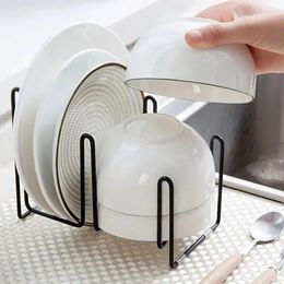 Kitchen Storage Countertop Vertical Dish Drainage Rack For Counter Cabinet And Shelf Household Organisers Accessories
