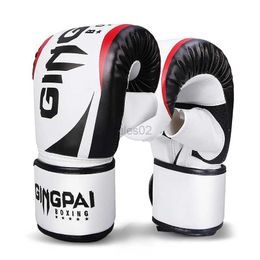 Protective Gear Professional Boxing Glove Breathable Latex Liner MMA Sanda Sandbag Training Glove Muay Thai Fighting Boxing Training Accessories yq240318