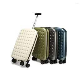 Suitcases 20/24 Inch Roller Luggage Box Portable Foldable Suitcase Business Ins Style Modern Simplicity Trolley Outdoor Travel Case