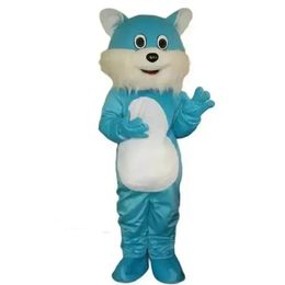 2024 Super Cute Blue Cat mascot costumes halloween dog mascot character holiday Head fancy party costume adult size birthday