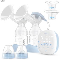 Breastpumps NCVI Electric Double Breast PumpsNursing Hospital Grade Breastfeeding Pump Strong Suction Power with Two Sizes Flange ChooseC24318