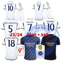 scotland BELLINGHAM 23 24 Real Madrids Soccer Jerseys Fans Version 2023 2024 Kit MODRIC Camiseta VINI JR CAMAVINGA TCHOUAMENI Madrides Football Shirt Kids Set 228