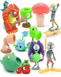 Plants vs zombis 2 Big wave Beach guacodile snorkel shell surfer zombie Peashooter kids Action Figure Model Toy Birthday gift 20127415010