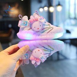 HBP Non-Brand Autumn Wholesale Childrens Shoes Children 1-3 Years Old New Mesh Sneakers Kids Casual Running Lighting Sole Sport